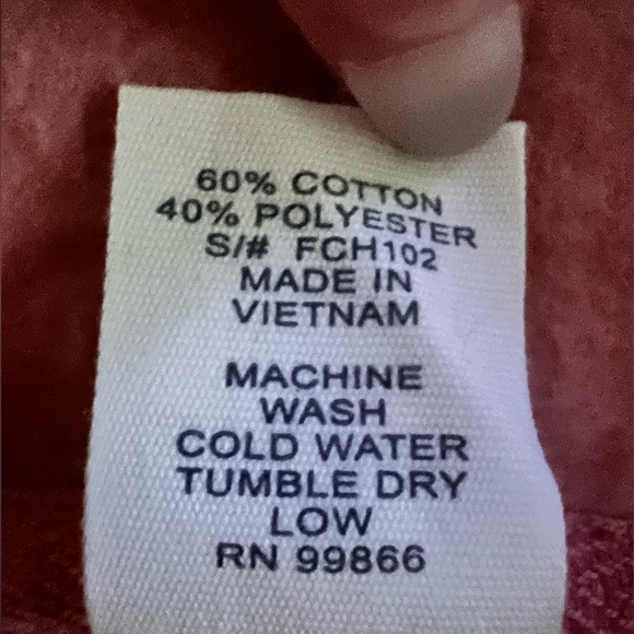 Sweat shirt & matching shorts! THIS LISTING IS FOR THE PINK(ish). NEVER WORN. - Picture 7 of 7